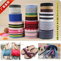 廠家直銷，品質保證 探秘義烏國際商貿城四區倩楠針織廠的特色織帶產品